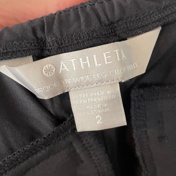 Athleta Brooklyn Wide Leg Crop Pants - Picture 8 of 9